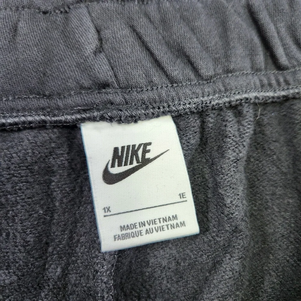 Nike‎ Joggers Women 1X Sweatpants Sportswear Club Fleece Pant Black Athleisure